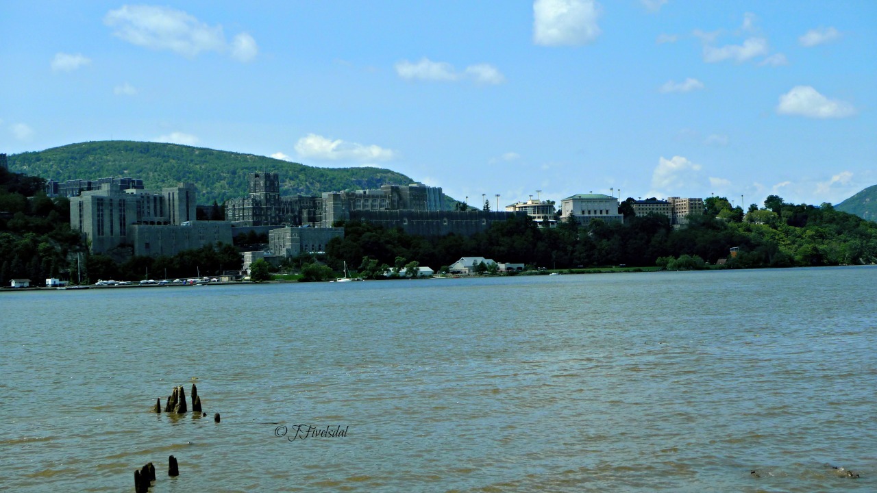 A view of West Point NY on the west bank of the Hudson